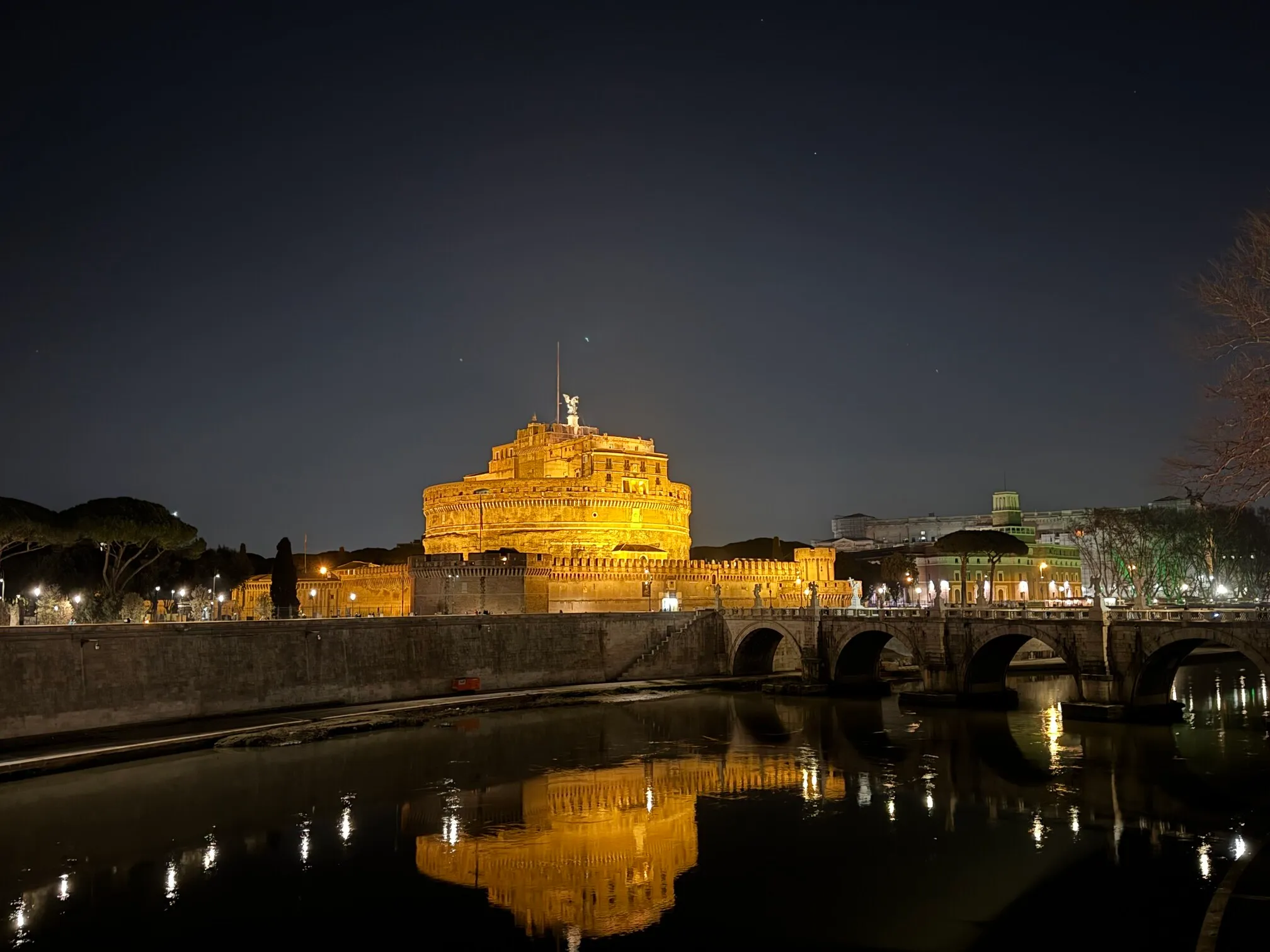 Castel Sant'Angelo om natten