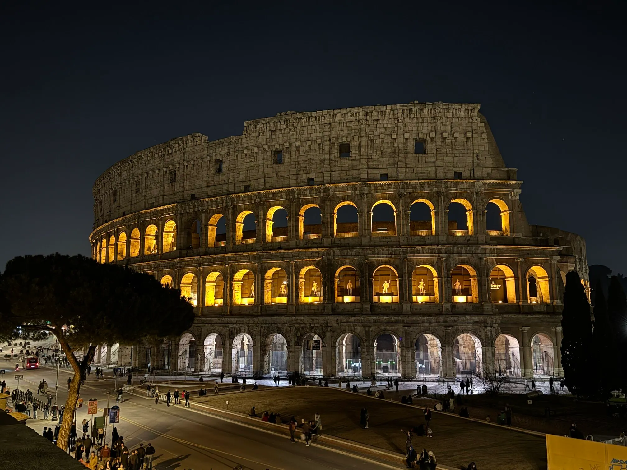 Colloseum om natten