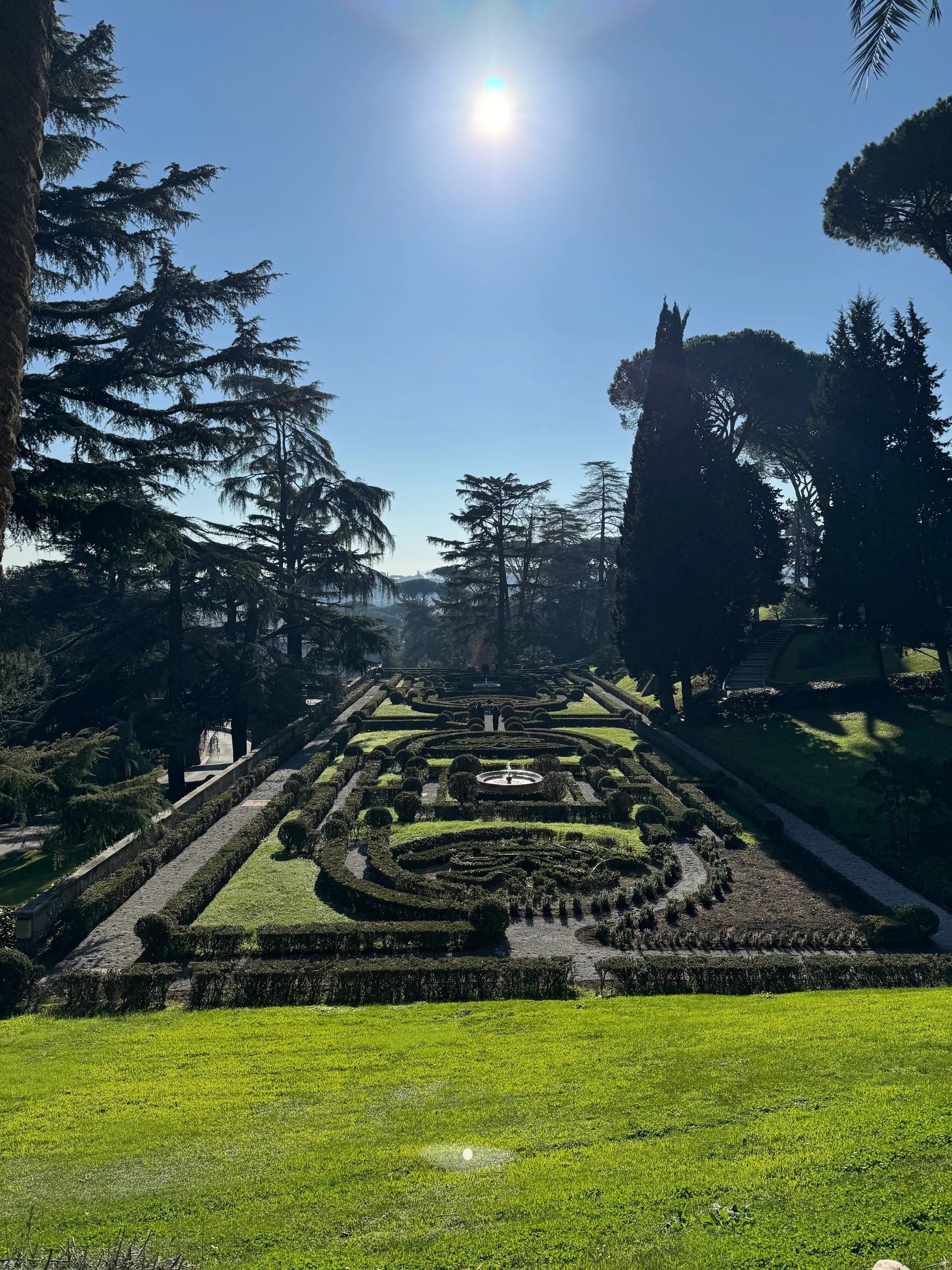 Italiensk hage i Vatican gardens